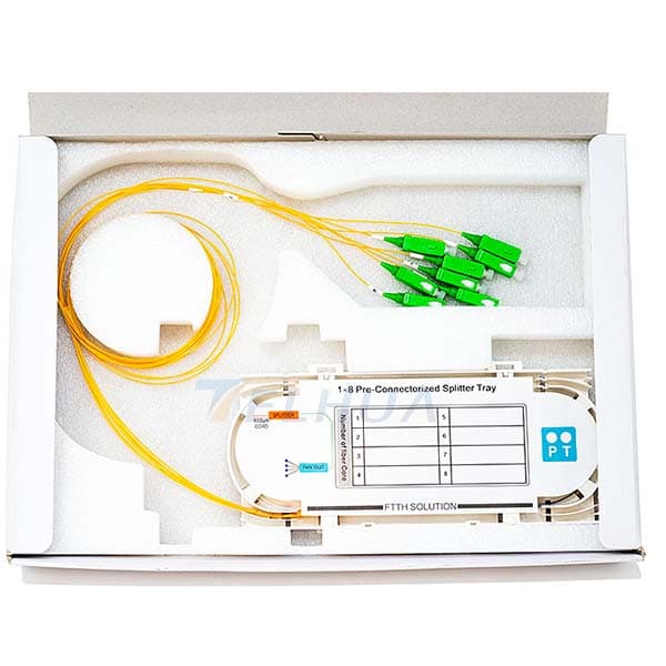 1×8 Optical Splitter Tray SC/AP for building