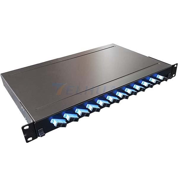 Rack mount fiber patch panel 1U 24 Ports