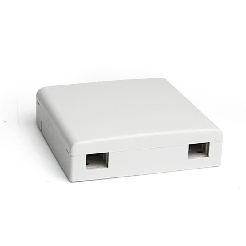 2 ports sc fiber optic wall socket outlet