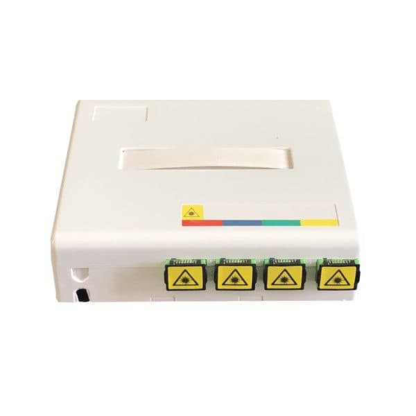 France FTTH 4 cores fiber optic socket