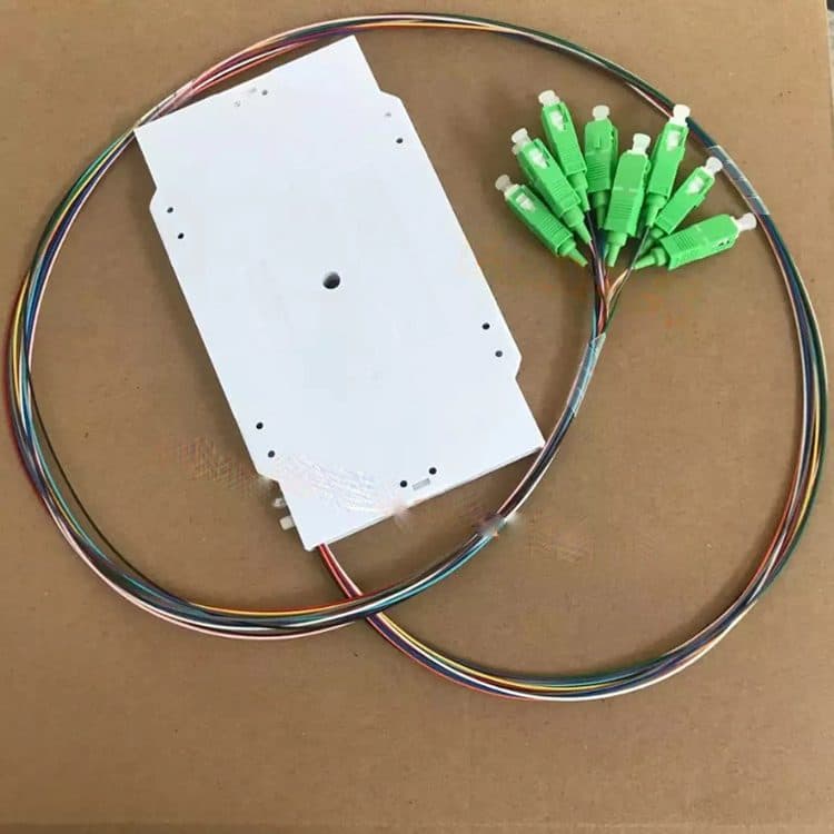 Pre-terminated fiber optic splice tray