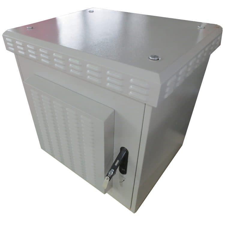 Outdoor telecom pole cabinet