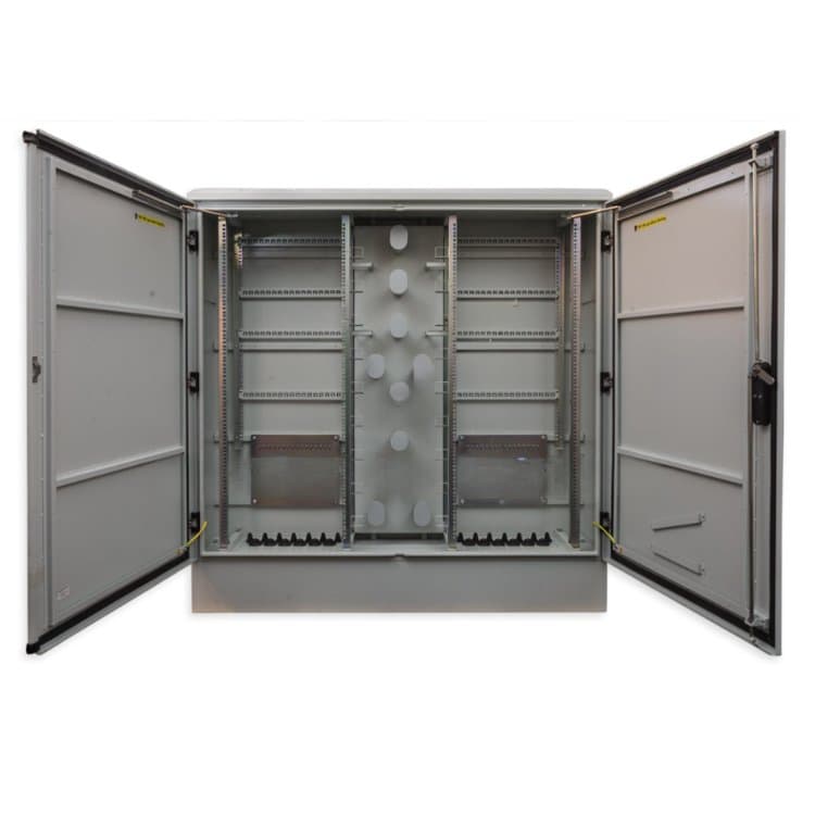 19-INCH 2 X 28U STREET CABINET – 2 DOORS
